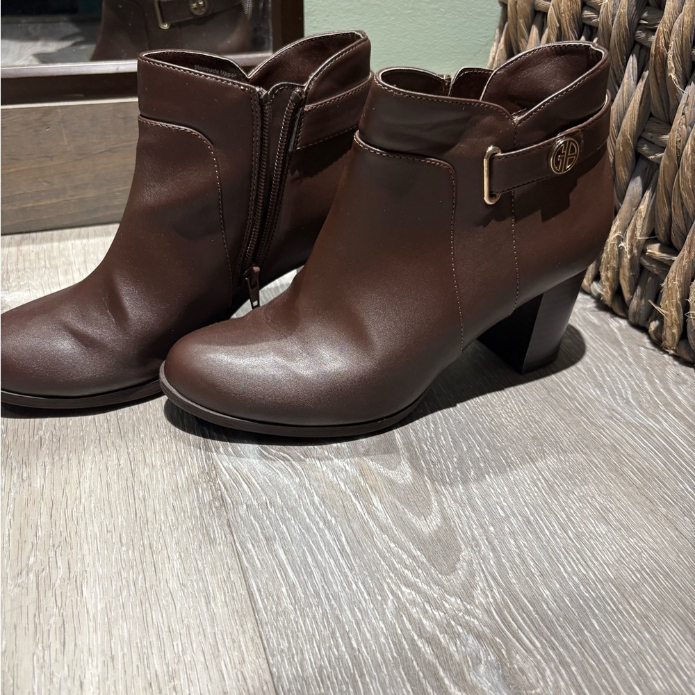 Giani Bernini Chocolate Heeled Boots